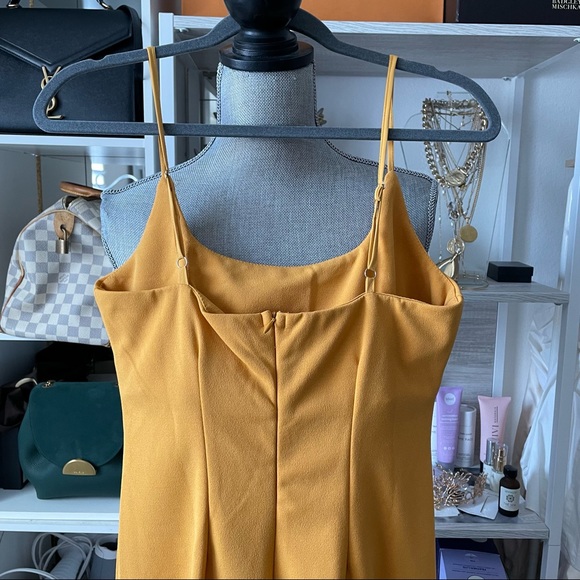 Mura boutique orange bodycon dress - Picture 5 of 8